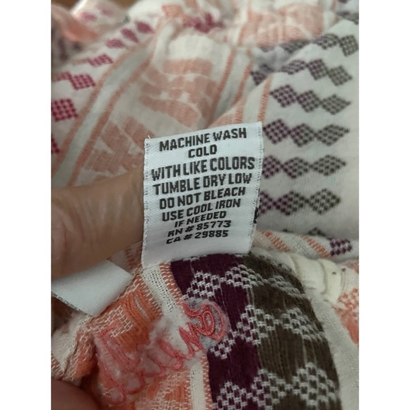 Vintage Y2K Woven Pink and Gray Women's Romper, Size Small - Picture 10 of 11